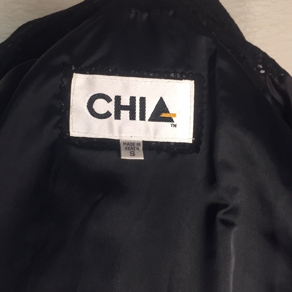 Vintage Black Animal Print Chia Leather Jacket - Picture 7 of 14